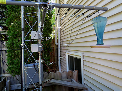 Inverted-L Above-Ground Radials at Feed-Point Inverted-L Above-Ground Radials at Feed-Point